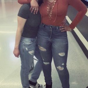 Fashion nova high waisted jeans